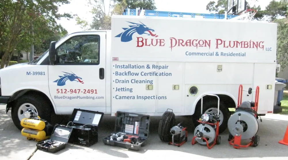 Slide of Blue Dragon Plumbing
