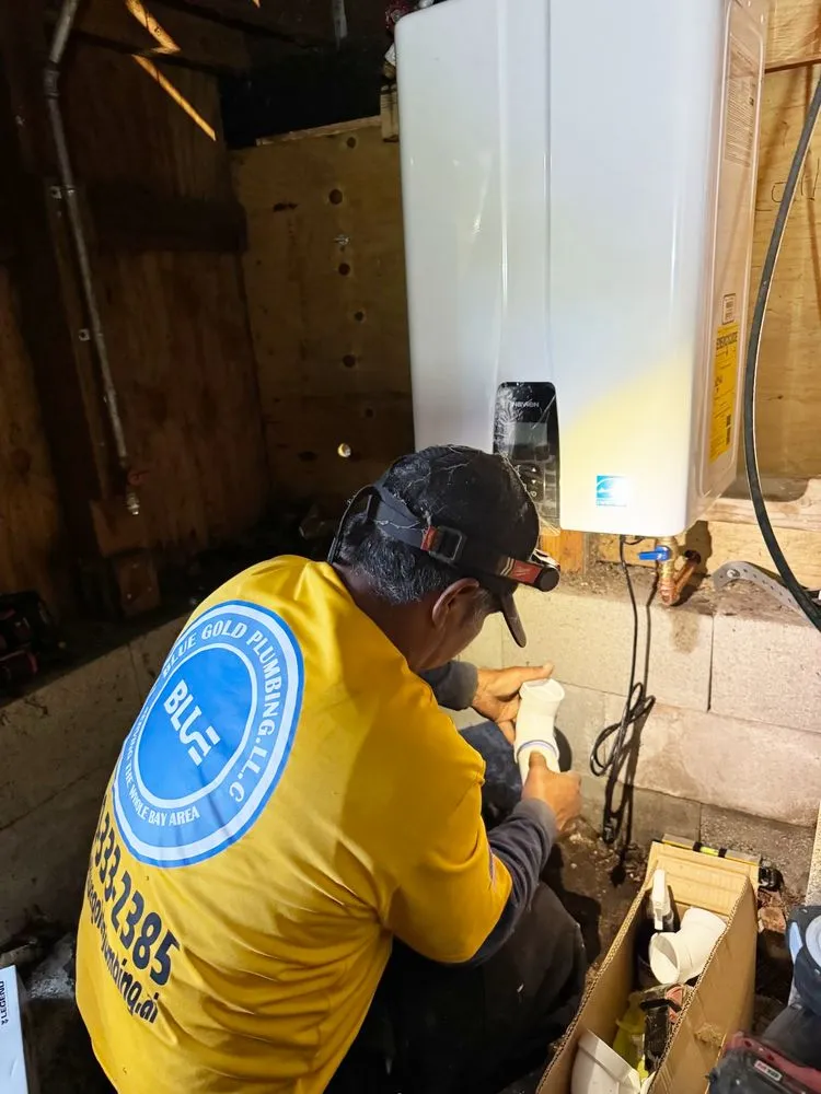 Slide of Blue Gold Plumbing