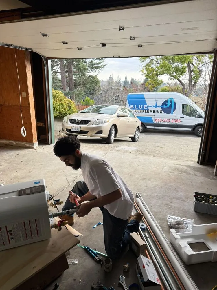 Slide of Blue Gold Plumbing