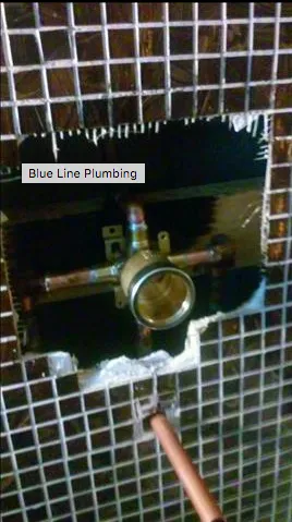 Slide of Blue Line Plumbing Contractor