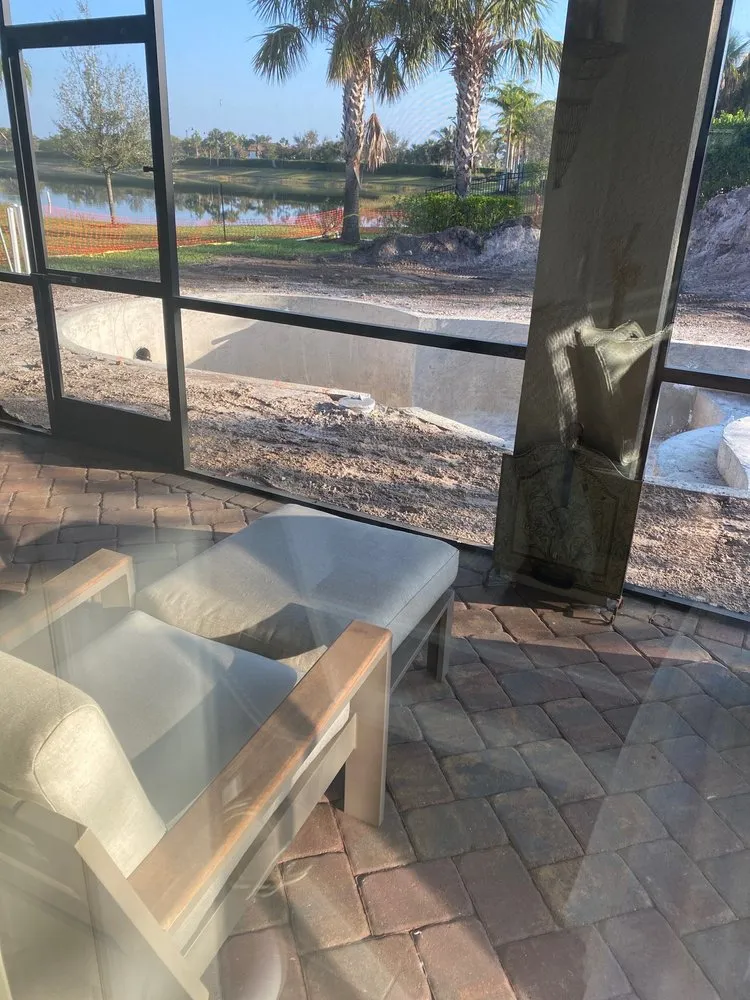 Slide of Blue Marlin Custom Pool and Spa