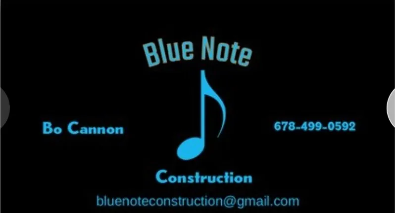 Slide of Blue Note Construction