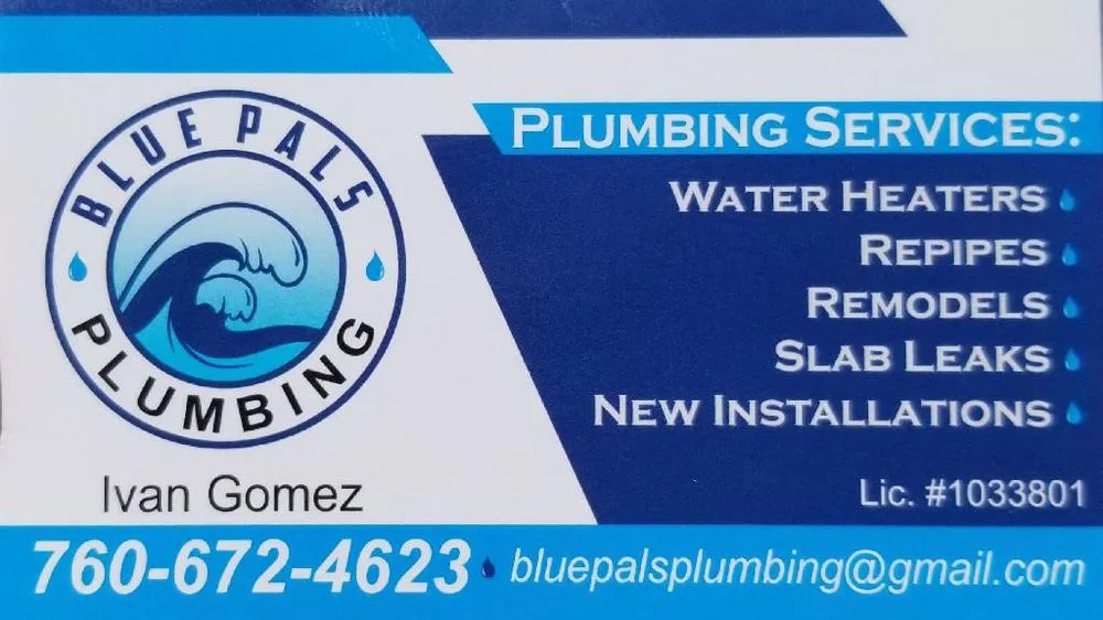 Slide of Blue Pals Plumbing