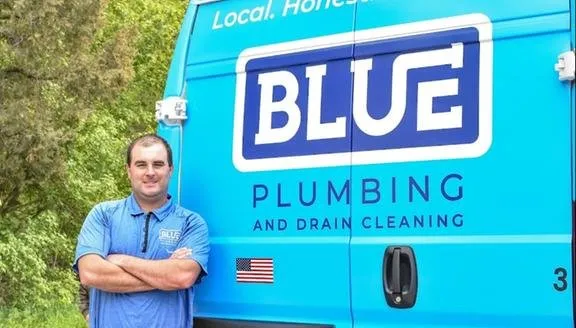 Slide of Blue Plumbing and Drain Cleaning