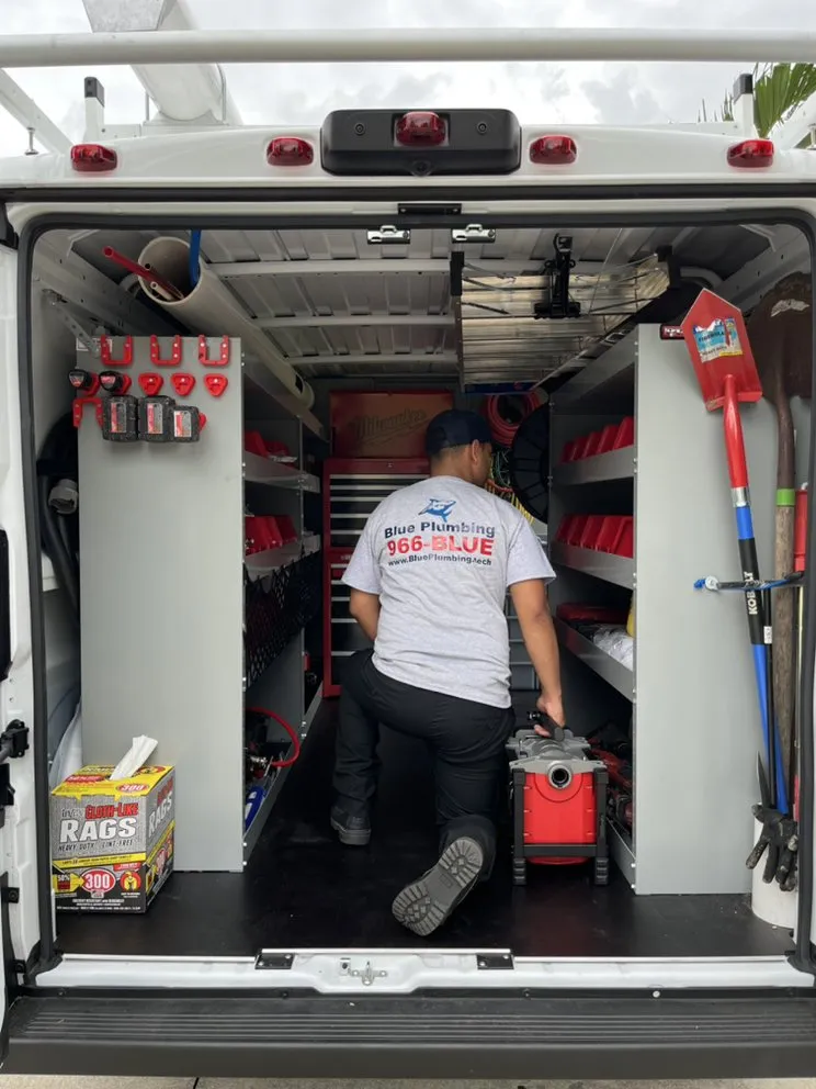 Slide of Blue Plumbing