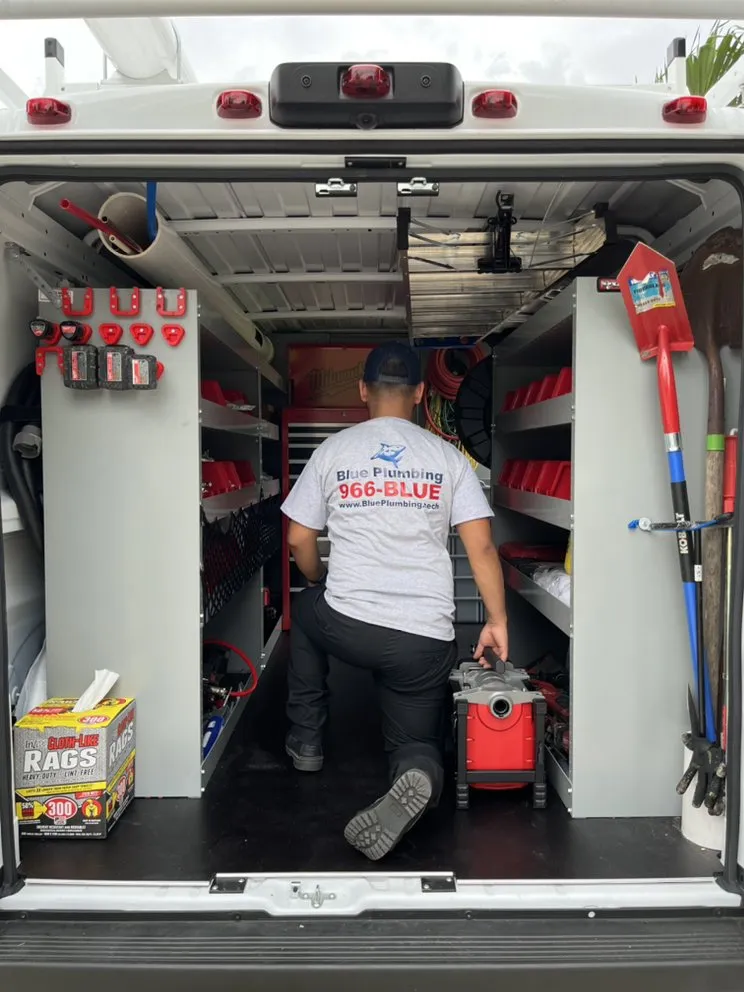 Slide of Blue Plumbing