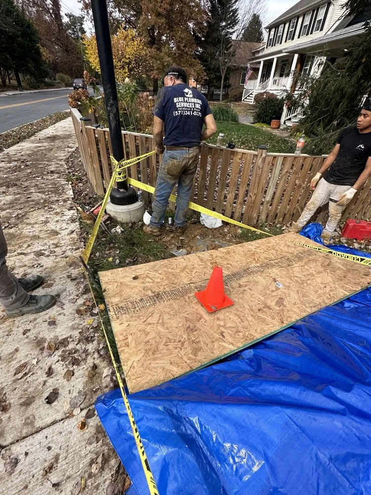 Slide of Blue Plumbing Services