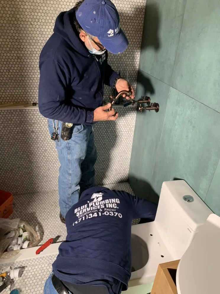 Slide of Blue Plumbing Services