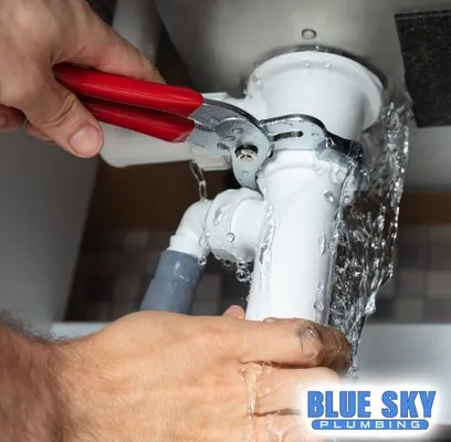 Blue Sky Plumbing Logo