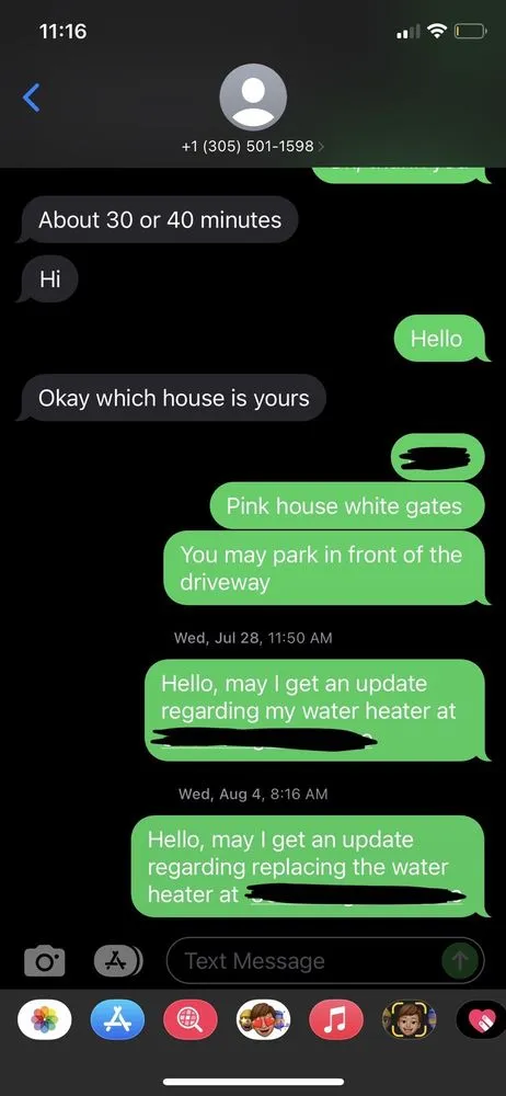 Slide of Blue Water Plumbing