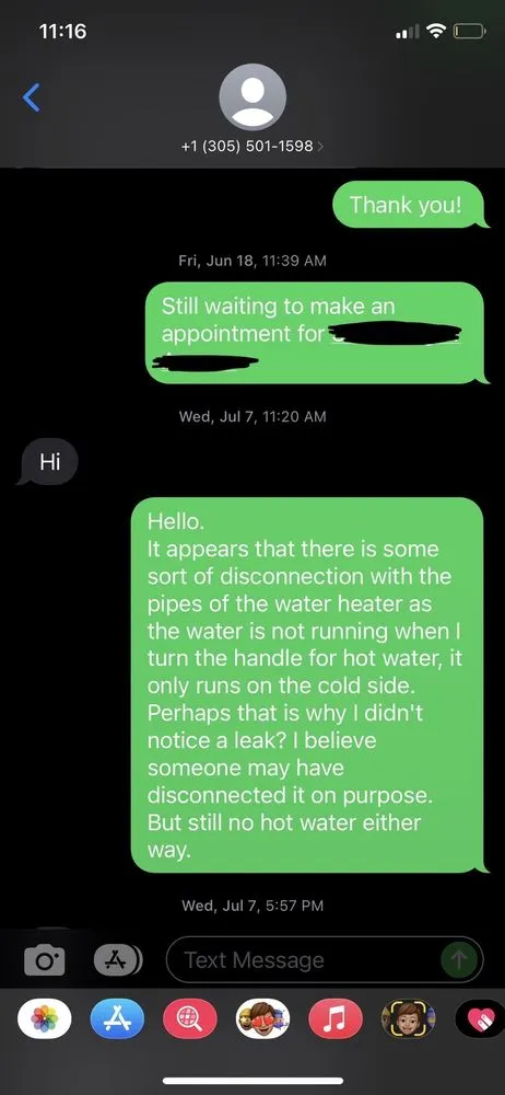 Slide of Blue Water Plumbing