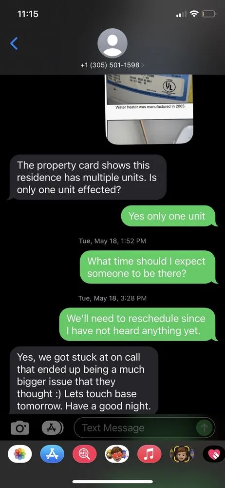 Slide of Blue Water Plumbing