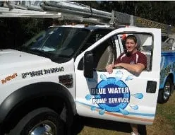 Slide of Blue Water Pump Service
