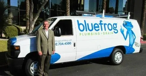 Slide of Bluefrog Plumbing + Drain