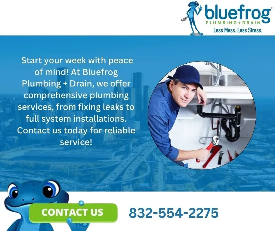Slide of Bluefrog Plumbing + Drain