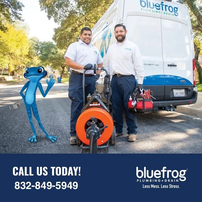 Slide of Bluefrog Plumbing + Drain