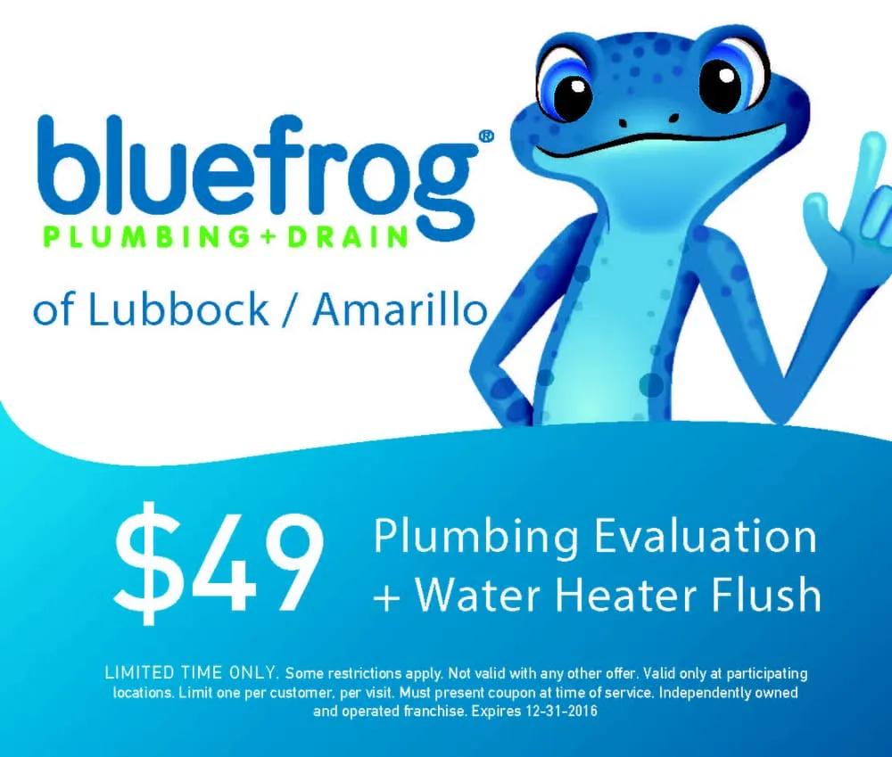 Slide of bluefrog Plumbing  Drain of Amarillo