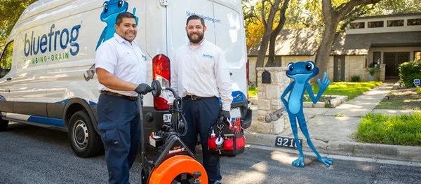 bluefrog Plumbing + Drain of Richmond Logo