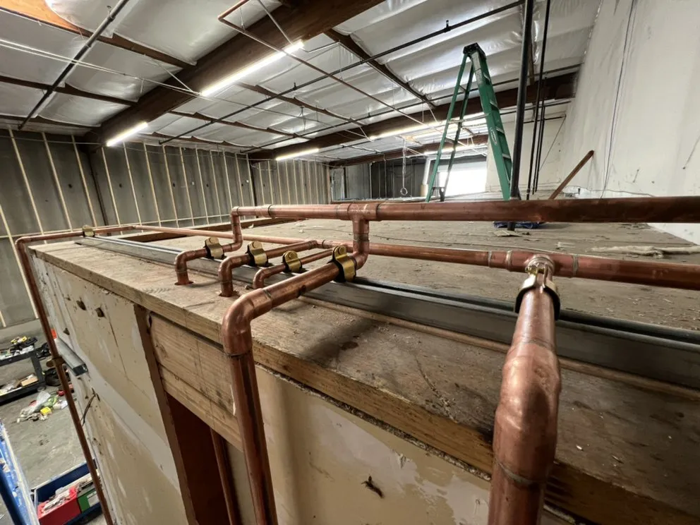 Slide of Blueprint Plumbing