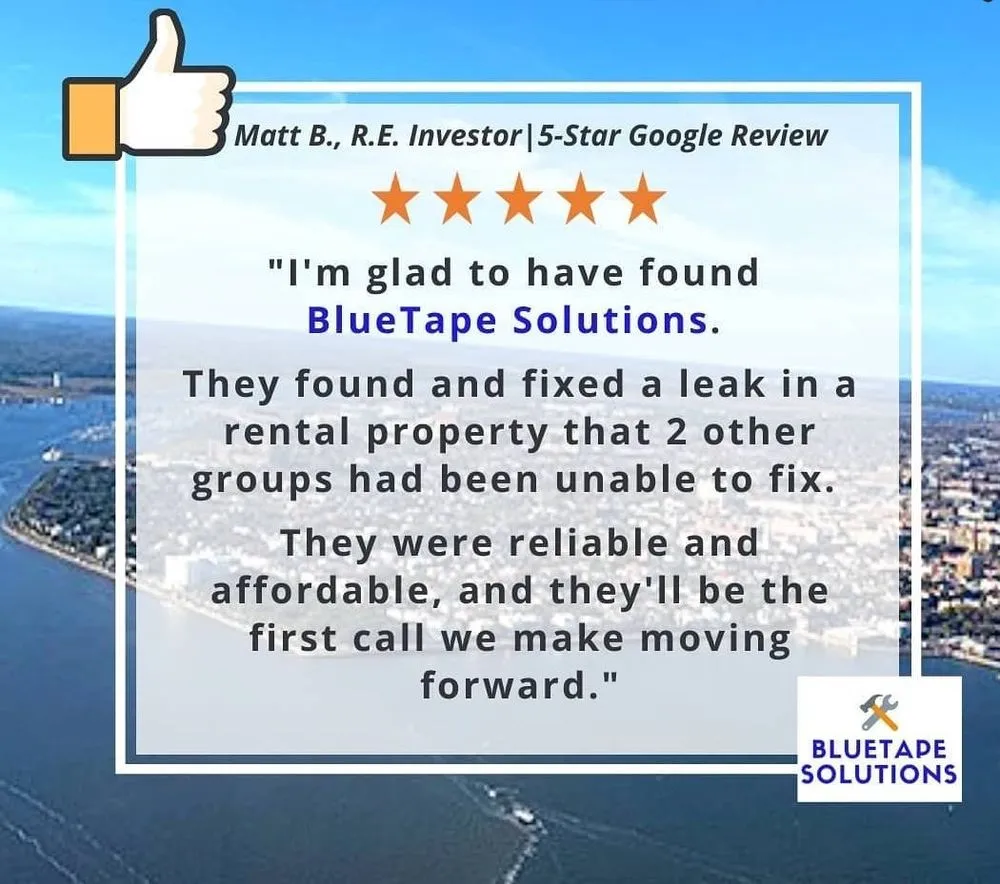 Slide of BlueTape Solutions