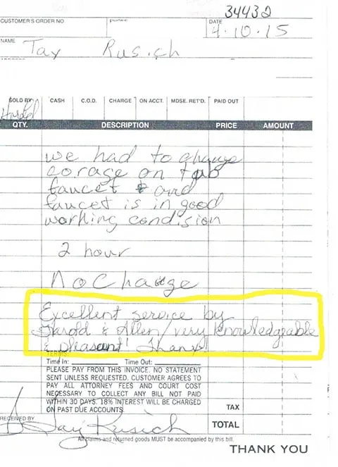 Slide of Blum Joe Jr Plumbing Service