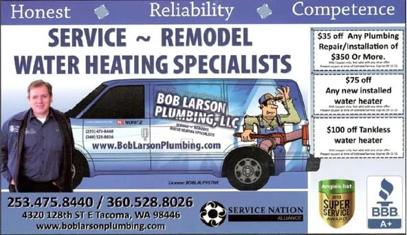 Slide of Bob Larson Plumbing