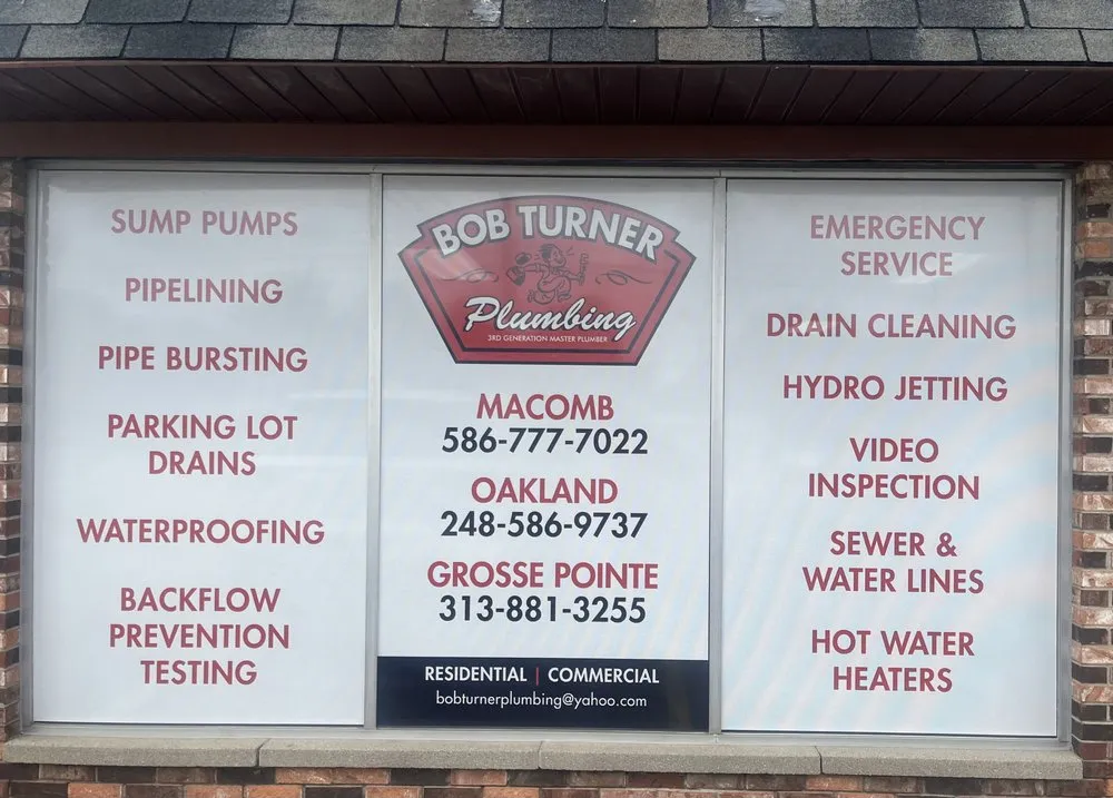 Slide of Bob Turner Plumbing