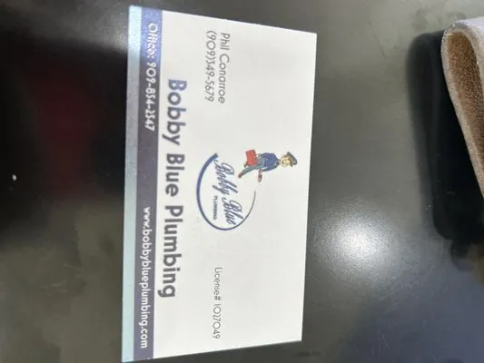Bobby Blue Plumbing Logo
