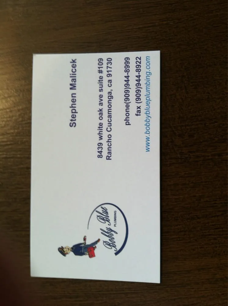 Top-rated plumbing repair service in Rancho Cucamonga, CA - Bobby Blue Plumbing