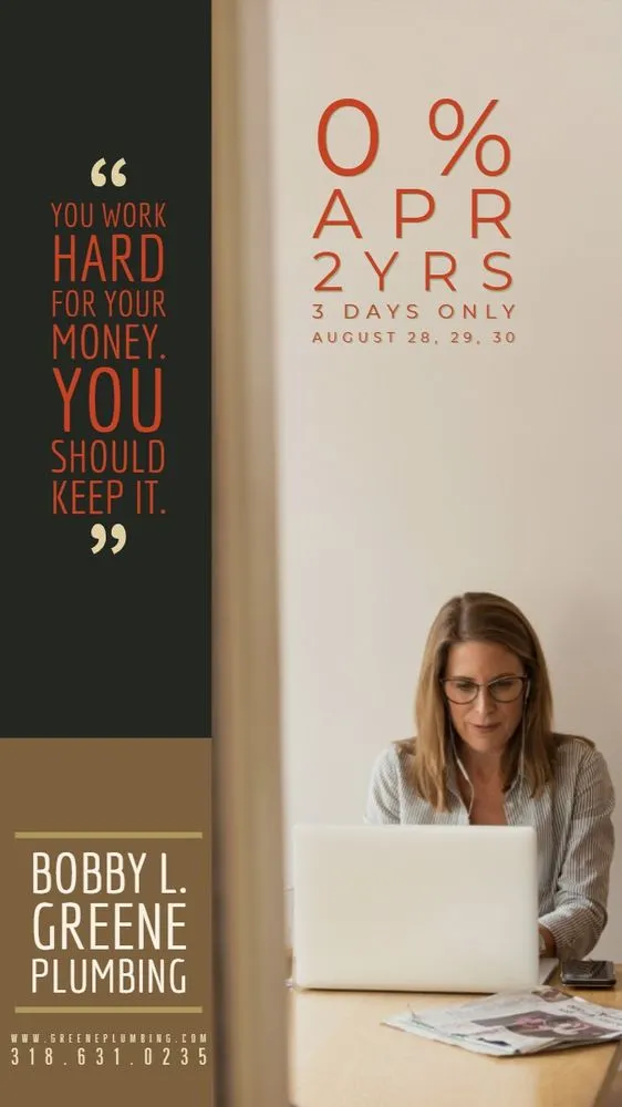 Top-rated plumbing repair experts serving Shreveport, LA - Bobby L Greene Plumbing, Heating & Cooling