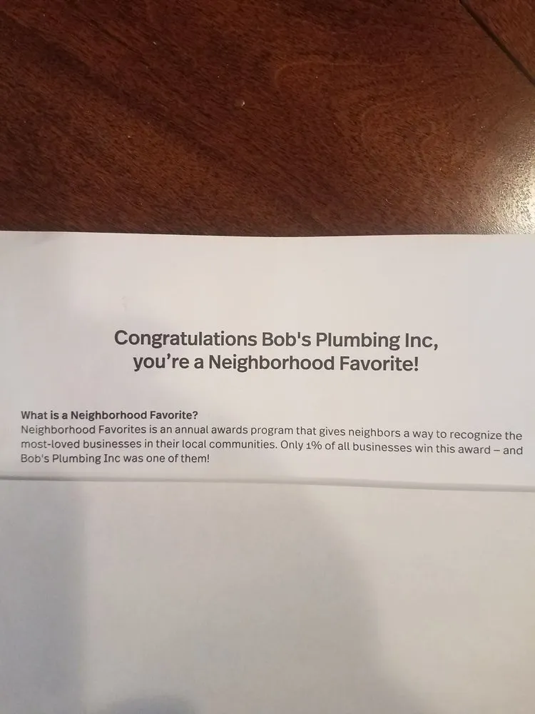 Slide of Bob's Plumbing