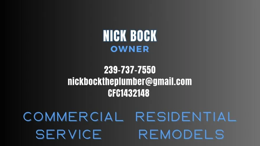 Slide of Bock Plumbing
