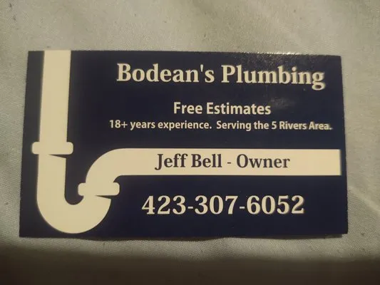 Bodeans Plumbing
