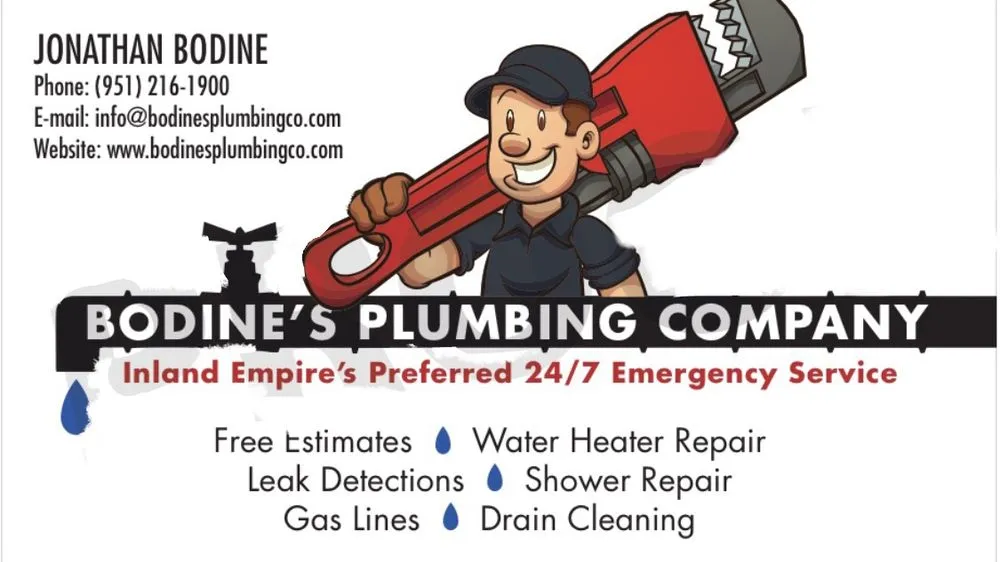 Slide of Bodine's Plumbing Company