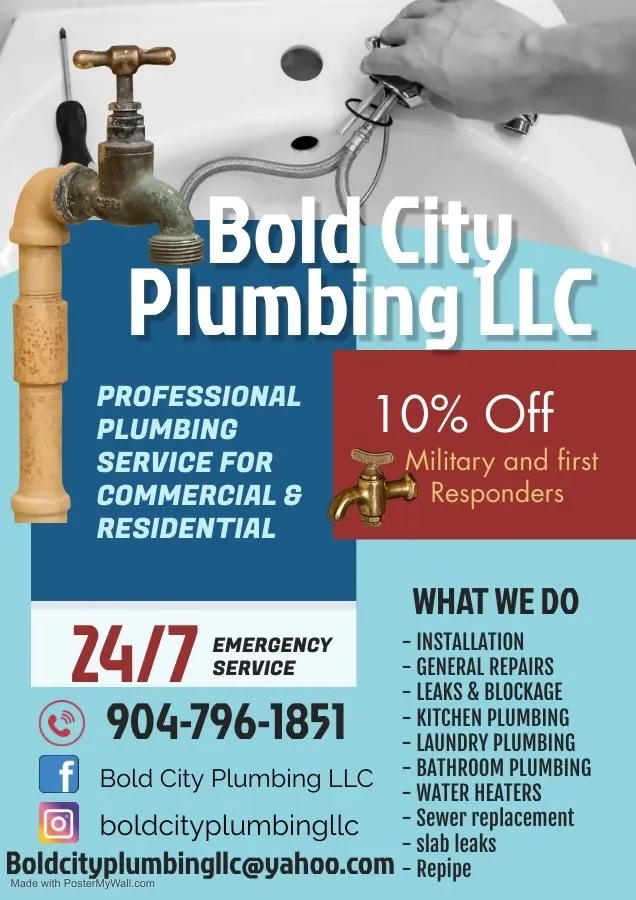 Slide of Bold City Plumbing