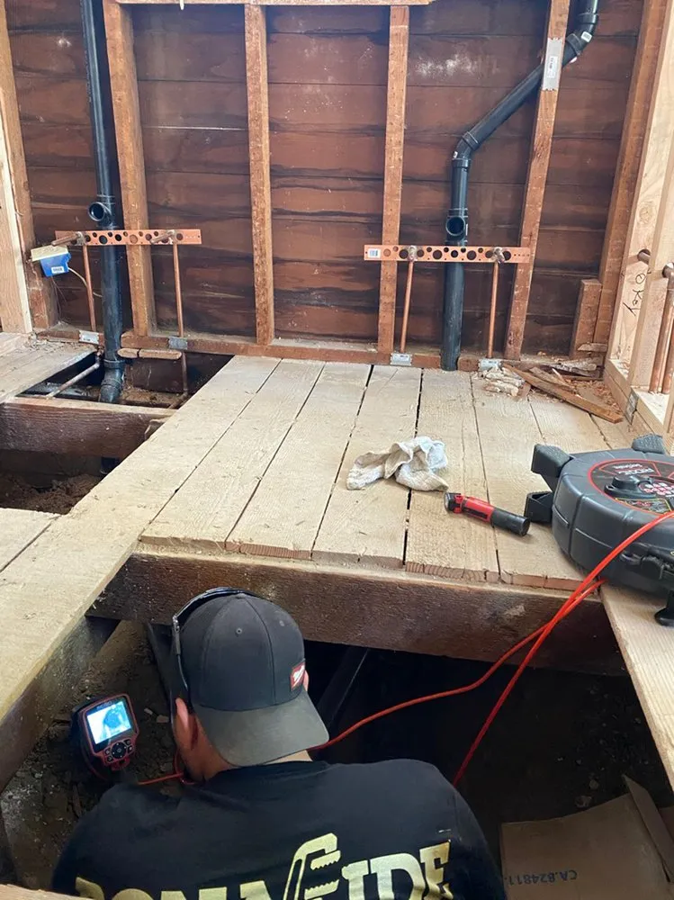 Slide of Bonafide Plumbing Services