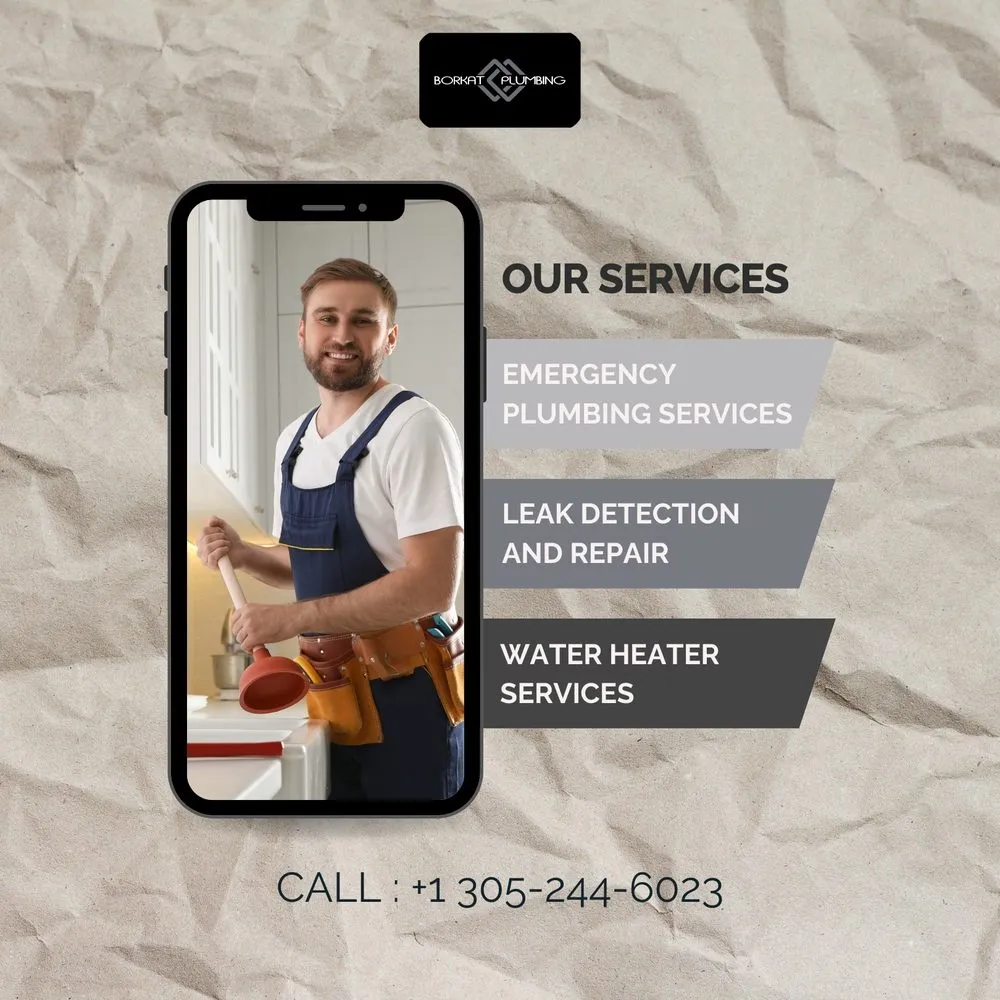 Slide of Borkat Plumbing Services