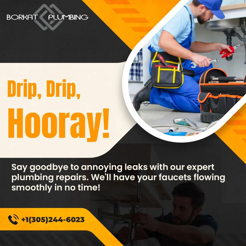 Trusted pipe repair in Miami, FL by Borkat Plumbing Services