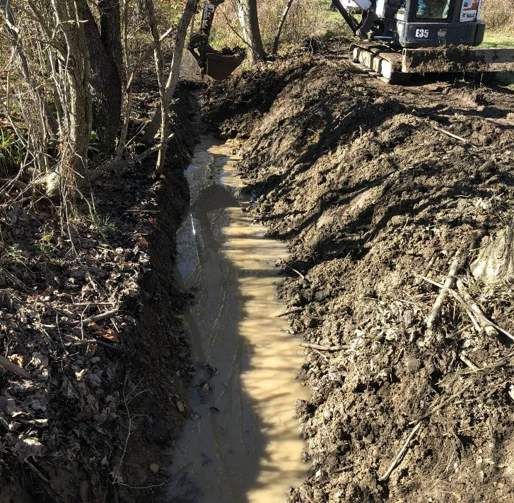 Slide of Bosley Drain & Septic