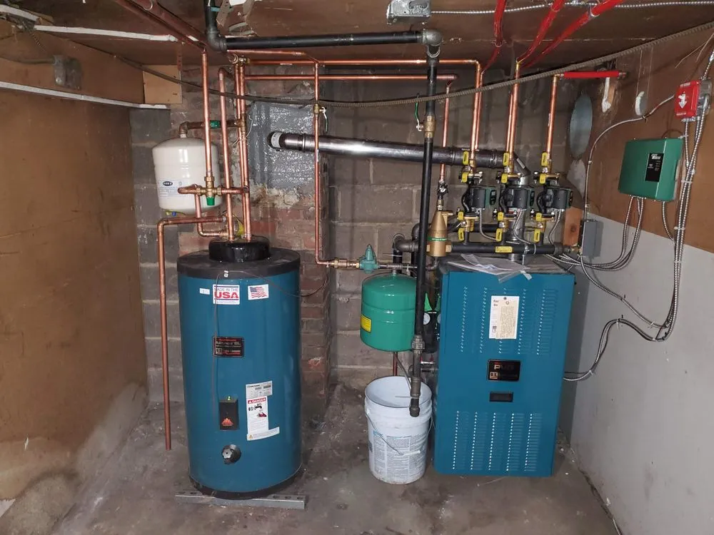 Emergency water heater service in Hicksville, NY by Botto Brothers Plumbing & Heating