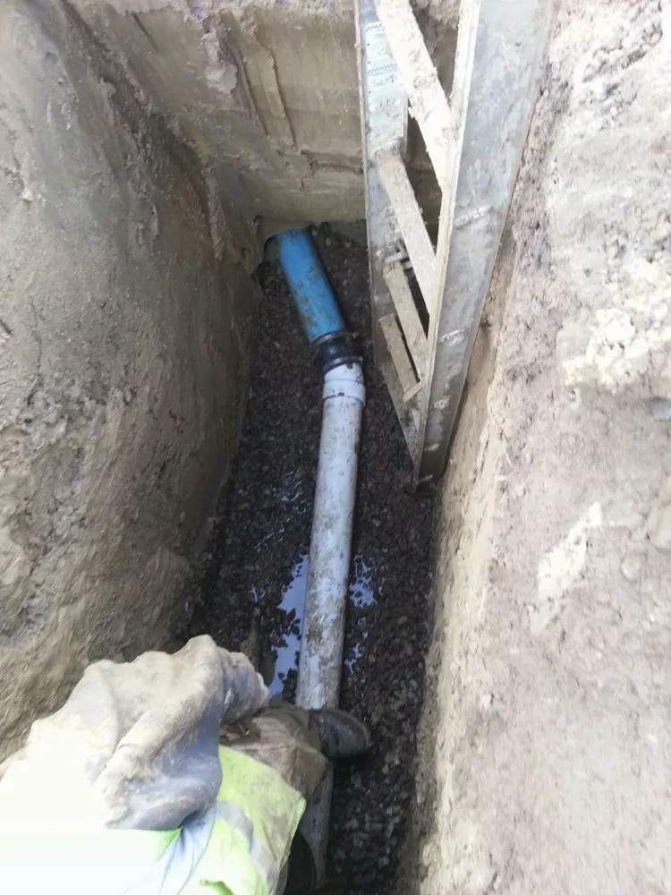 Slide of Boulder Excavation