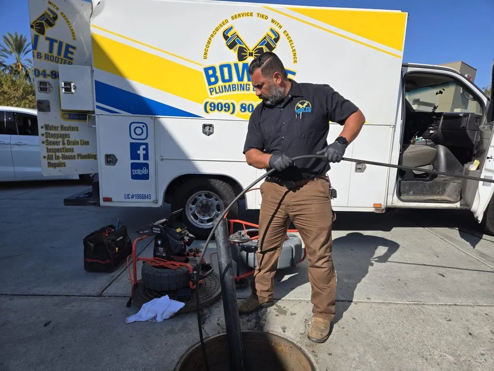 Slide of Bow Tie Plumbing & Rooter