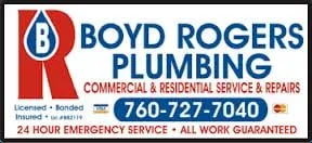 Slide of Boyd Rogers Plumbing