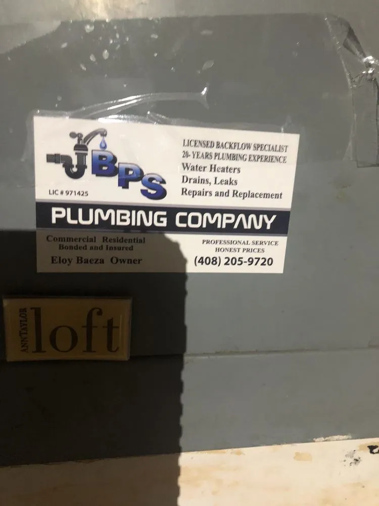 Slide of BPS Plumbing