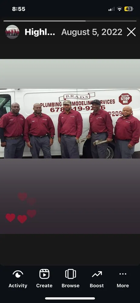 Slide of Brad's Plumbing Services