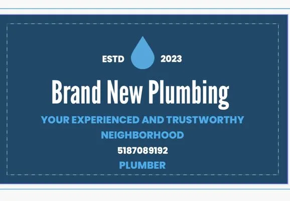 Brand New Plumbing