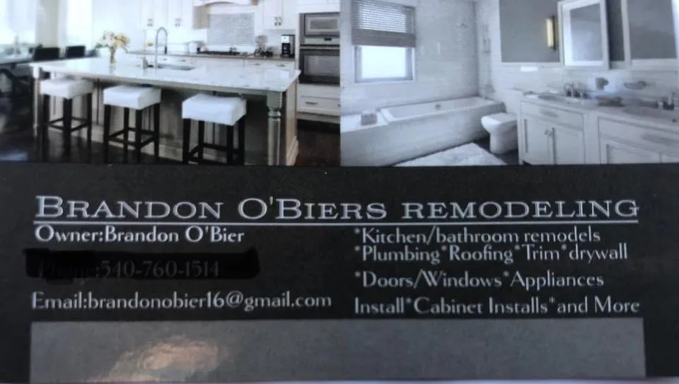 Slide of Brandon O'biers Remodeling