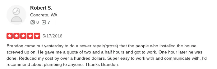 Expert pipe repair experts serving Sedro-Woolley, WA - Brandons Family Plumbing & Backflow Services