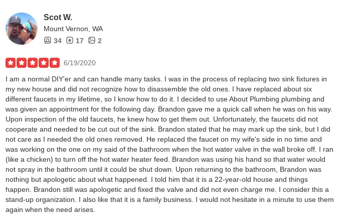 Reliable emergency plumbing in Sedro-Woolley, WA by Brandons Family Plumbing & Backflow Services