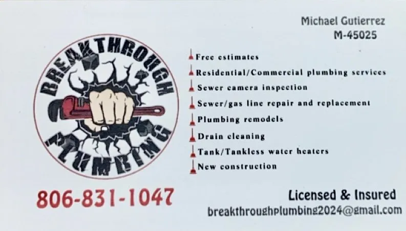 Slide of Breakthrough Plumbing